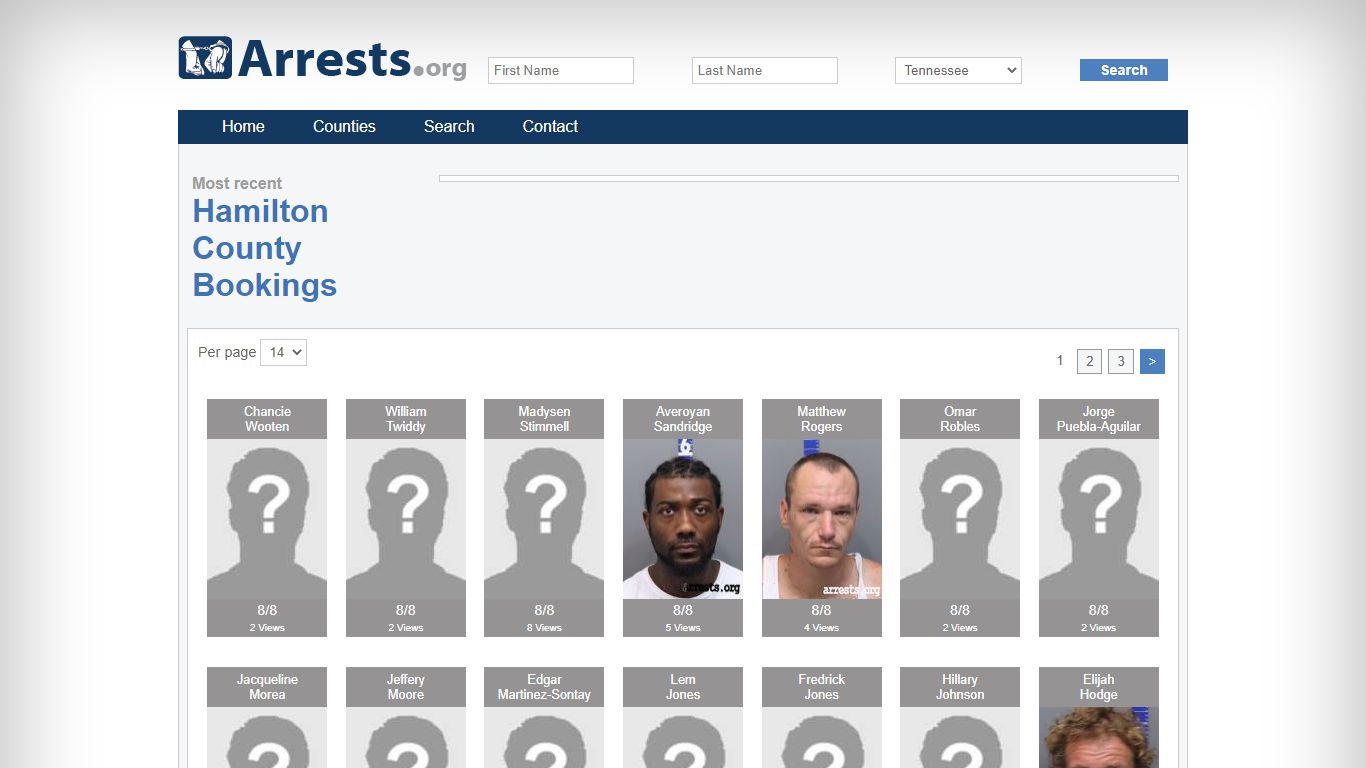 Hamilton County Arrests and Inmate Search