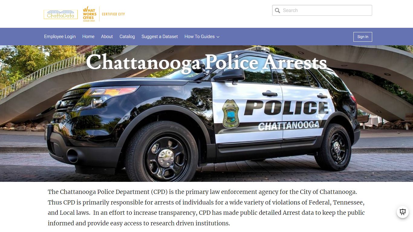 Arrests | Chattanooga Open Data Portal